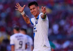 Maxi Meza anotó un golazo aprovechando lesión de un jugador de Atlas