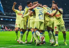 América celebra el pase a los Cuartos de Concachampions