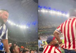 Aficionado de Rayados "arremetió" contra seguidor de Chivas