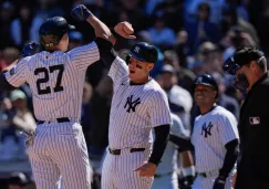 Stanton batea grand slam y Yankees vencen a Azulejos para su 8va victoria en 10 juegos