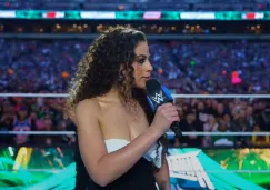 Presentadora de WWE rompe en llanto tras victoria de Cody Rhodes en Wrestlemania