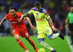 Toluca enfrentó a América en la cancha del Estadio Azteca