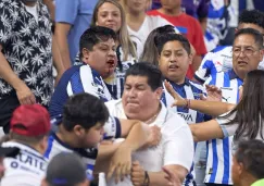 Momentos de violencia en las tribunas 