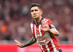 Víctor Guzmán en gol con Chivas vs Toluca 