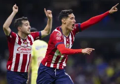 Festejo del equipo rojiblanco en el Azteca