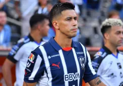 Maxi Meza, en un encuentro reciente con Rayados