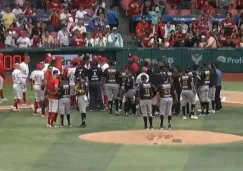 ¡Se vaciaron las bancas! Altercado en el Juego 7 entre Diablos Rojos y Guerreros