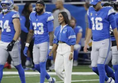 Diana Flores en el Ford Field 