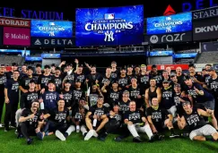 Los Yankees celebran su campeonato