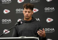 Mahomes tras lesionar a su compañero Rashee Rice