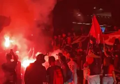 Afición de Atlas realizó serenata al equipo previo al Clásico Tapatío 