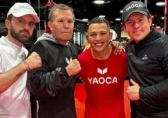 Ronaldo 'Lazy Boy' Rodríguez entrena boxeo con Julio César Chávez