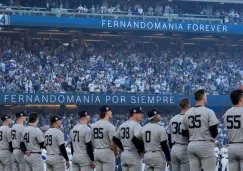 Dodgers despiden a Fernando 'Toro' Valenzuela con 'El Rey' y 'Amor Eterno'