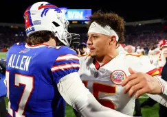 El abrazo entre Mahomes y Allen