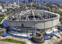 Rays apuntan a terminar la reparación del Tropicana Field para la temporada 2026