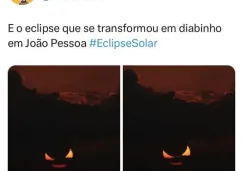 Hay quienes vieron señales en el eclipse