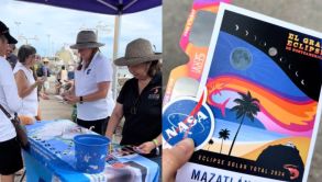 Mazatlán listo para ver el eclipse; se han regalado miles de lentes especiales para ver el fenómeno solar