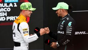 Hamilton y Lando discutieron tras el GP de Hungría