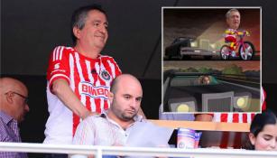 Vergara observa un partido de las Chivas