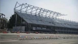 Una parte del Autódromo que aún se encuentra en construcción