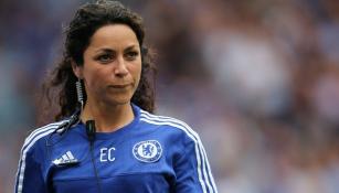 Eva Carneiro en un juego del Chelsea