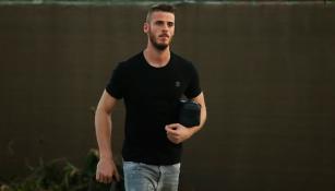 David de Gea se presenta a la concentración de España