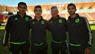 Jugadores del Tri Sub 17 reconocen cancha