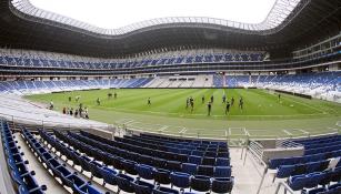 Vista del interior del Estadio BBVA Bancomer