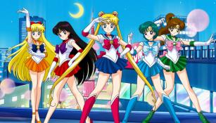 Las protagonistas de Sailor Moon durante la serie animada de los 90s