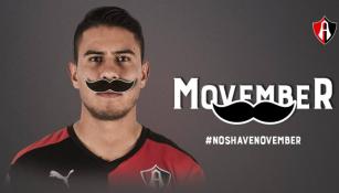 Juan Carlos Medina, en la campaña 'Movember'