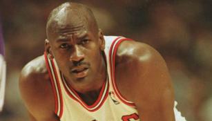 Michael Jordan, durante un partido con los Bulls de Chicago