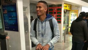 Meza, en su llegada a suelo azteca