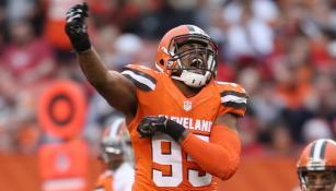 Armonty Bryant en un partido con los Browns