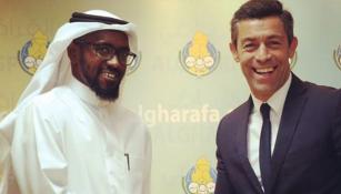 Caixinha, en su presentación como DT del Al Gharafa