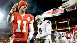  Alex Smith, feliz por la victoria de Kansas City