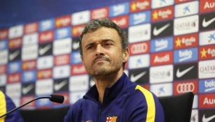 Luis Enrique, en conferencia de prensa