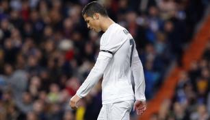 Cristiano Ronaldo, cabizbajo en duelo del Real Madrid