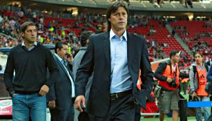 Almeyda tras un partido con Chivas