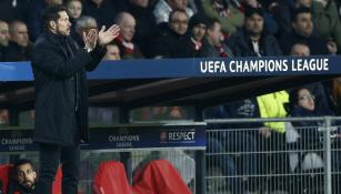 Diego Simeone, durante juego del Atlético de Madrid 