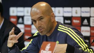 Zidane en conferencia de prensa