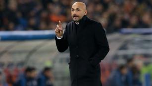 Spalletti, durante un partido de la Roma