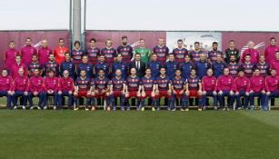 Fotografía oficial del Barcelona para la temporada 2015-2016