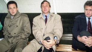 Johan Cruyff durante su estancia como DT del Barcelona