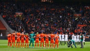 Minuto de silencio en honor a Cruyff en Amsterdam