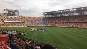 América y Tigres antes del silbatazo incial