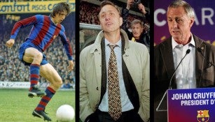 Cruyff, y sus facetas como blaugrana