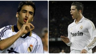 Raúl y Cristiano Ronaldo silencian el Camp Nou