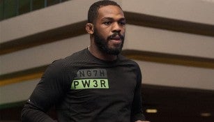 Jon Jones previo a un combate en UFC