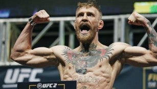 Conor McGregor en un pesaje de UFC