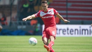 Carlos Gerardo Rodríguez, en un partido con Toluca